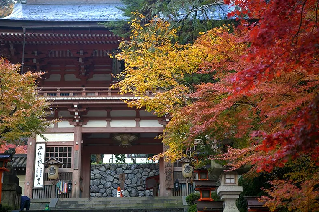 【鞍馬寺】紅葉