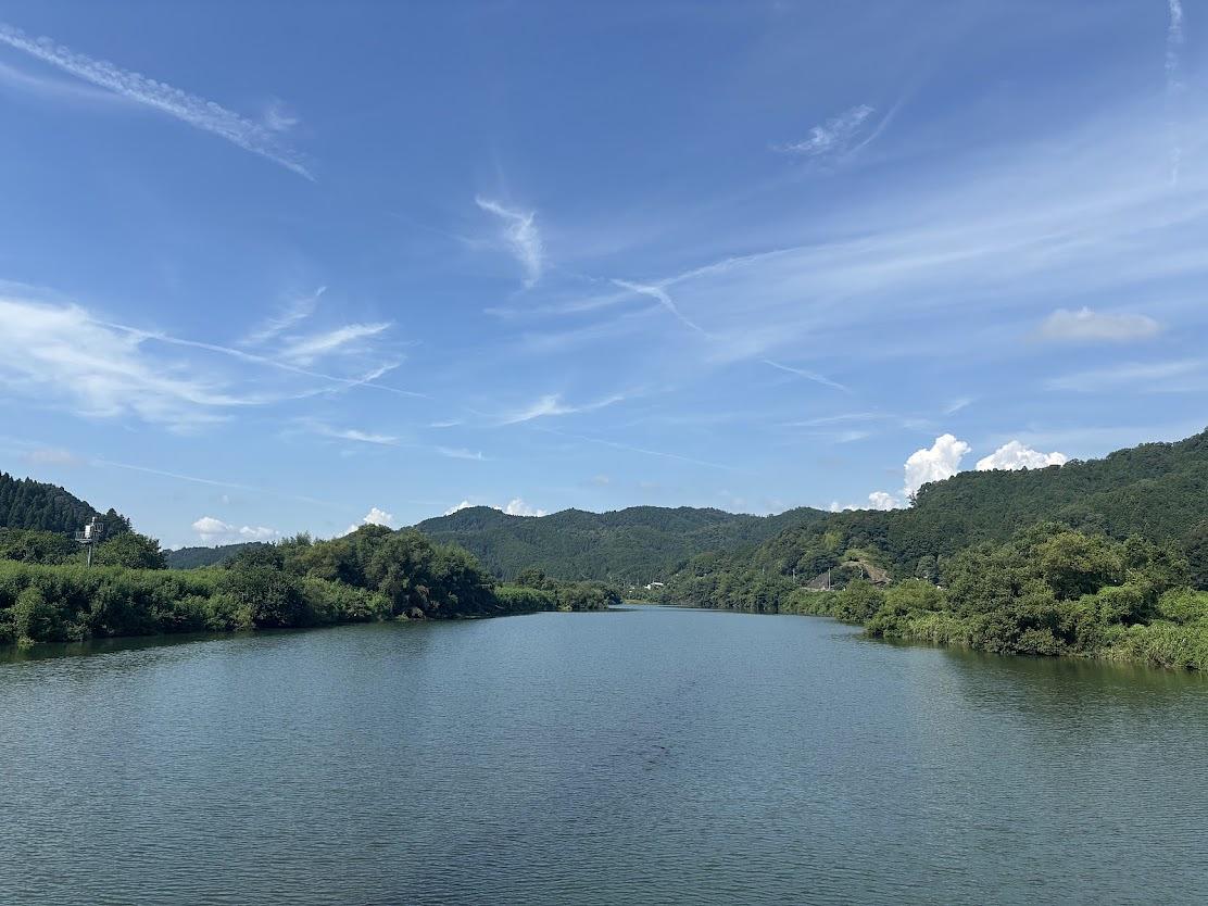 三河橋から見た由良川