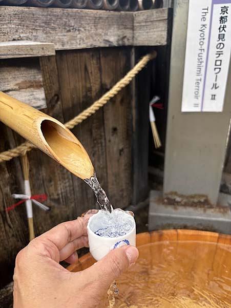 酒造りに使われている井戸水