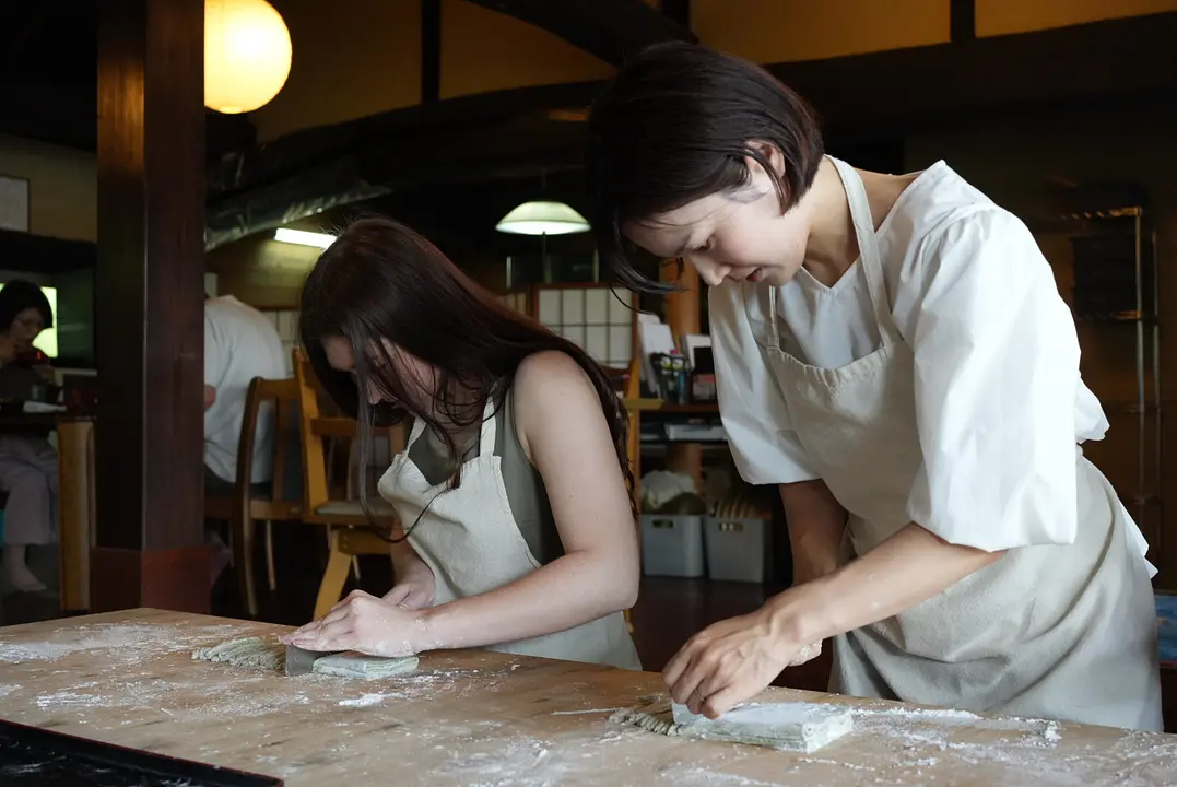 和束茶の茶蕎麦打ち体験