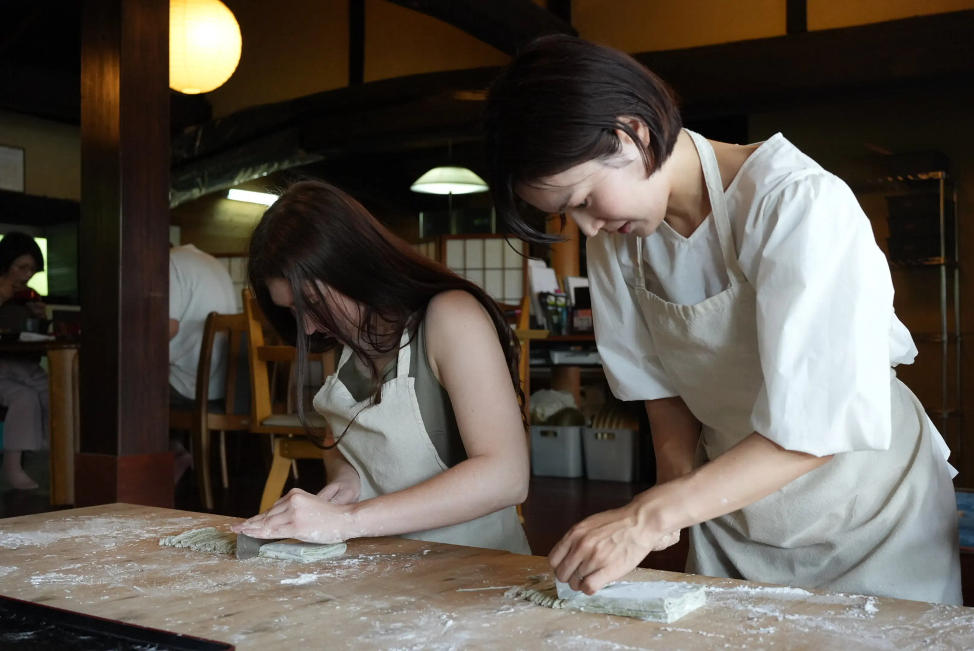 和束茶の茶蕎麦打ち体験