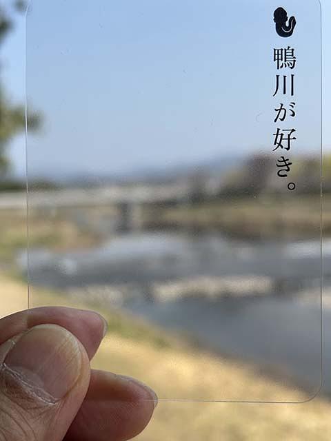 ガイドツアーで配布される撮影用のカード。上手く撮れました