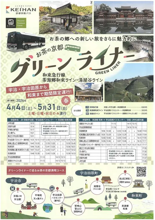お茶の京都グリーンライナー